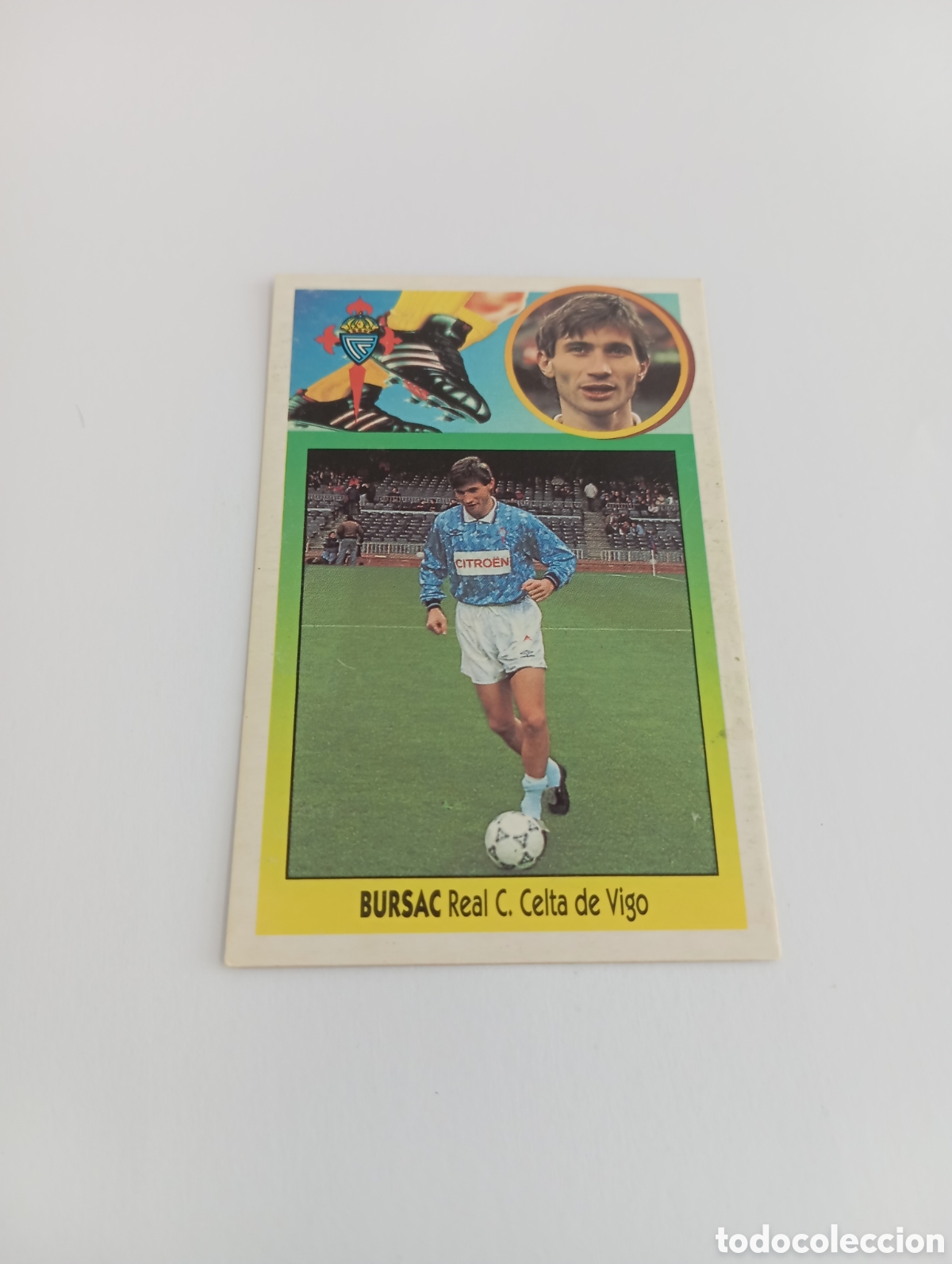 Cromos de F&uacute;tbol: BURSAC BAJA Celta de Vigo Liga Este 1993 1994 CART&Oacute;N Panini 93 94 SIN PEGAR