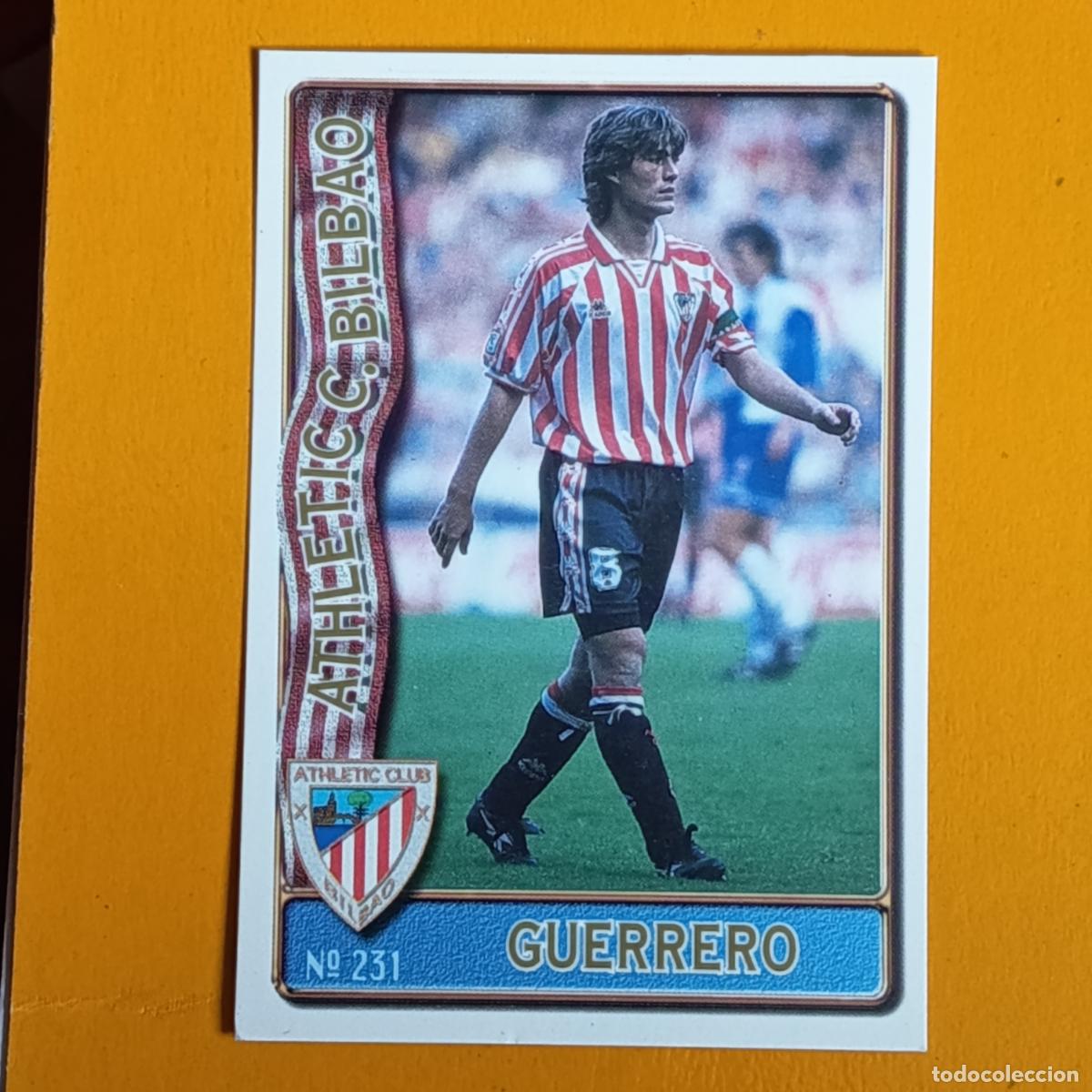 Cromos de F&uacute;tbol: 231 JULEN GUERRERO. ATHLETIC CLUB BILBAO. LAS FICHAS DE LA LIGA 96-97. MUNDICROMO