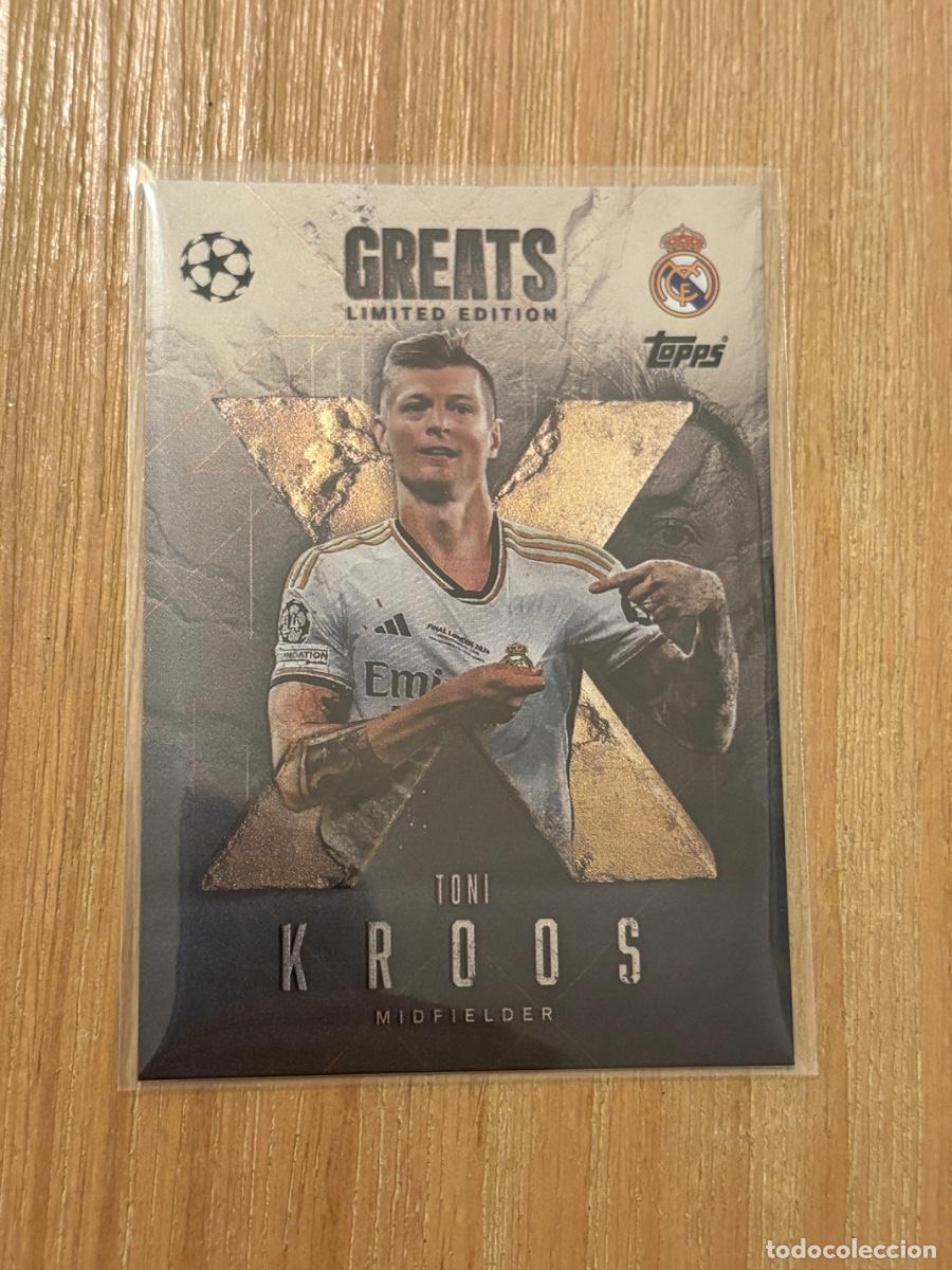 Cromos de F&uacute;tbol: CROMO TONI KROOS LE XG 3 EDICI&Oacute;N LIMITADA GREATS MATCH ATTAX EXTRA 2025-26 25-26 TOPPS