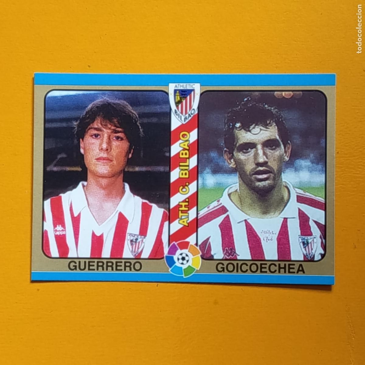 Cromos de F&uacute;tbol: 43 JULEN GUERRERO/GOICOECHEA. ATHLETIC CLUB BILBAO. FUTBOL TOTAL 95. MUNDICROMO