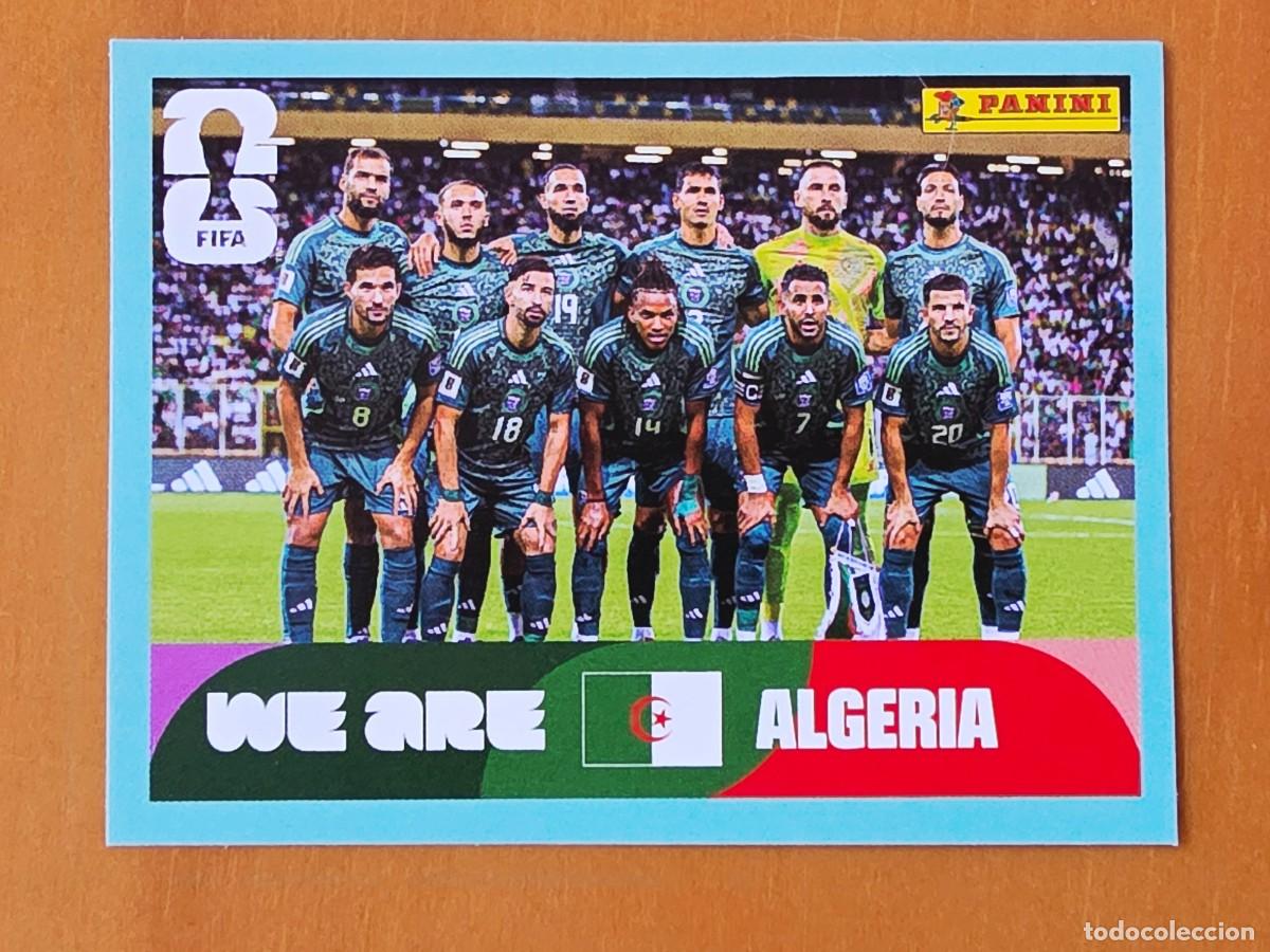 Fu&szlig;ball-Sticker: ALG 13 Alineaci&oacute;n plantilla equipo, We Are Argelia, Panini FIFA World Cup Mundial 2026 Sticker