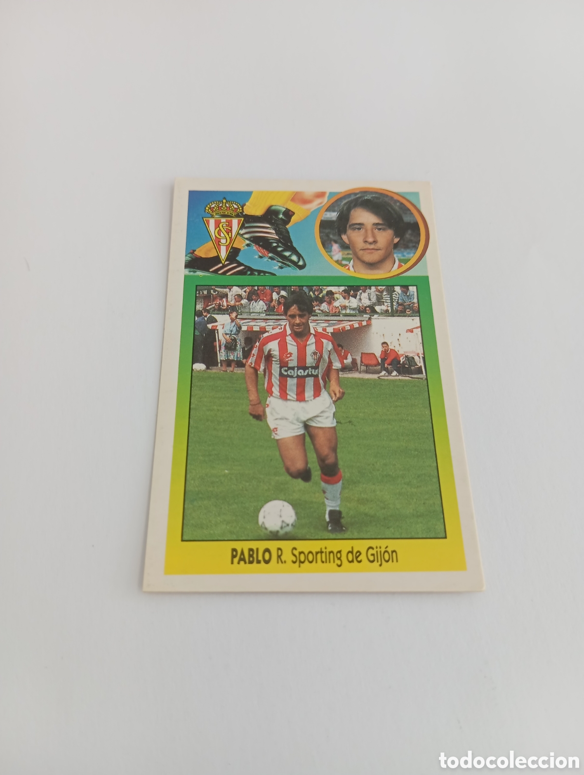Cromos de F&uacute;tbol: PABLO Sporting de Gij&oacute;n Liga Este 1993 1994 CART&Oacute;N Panini 93 94 SIN PEGAR