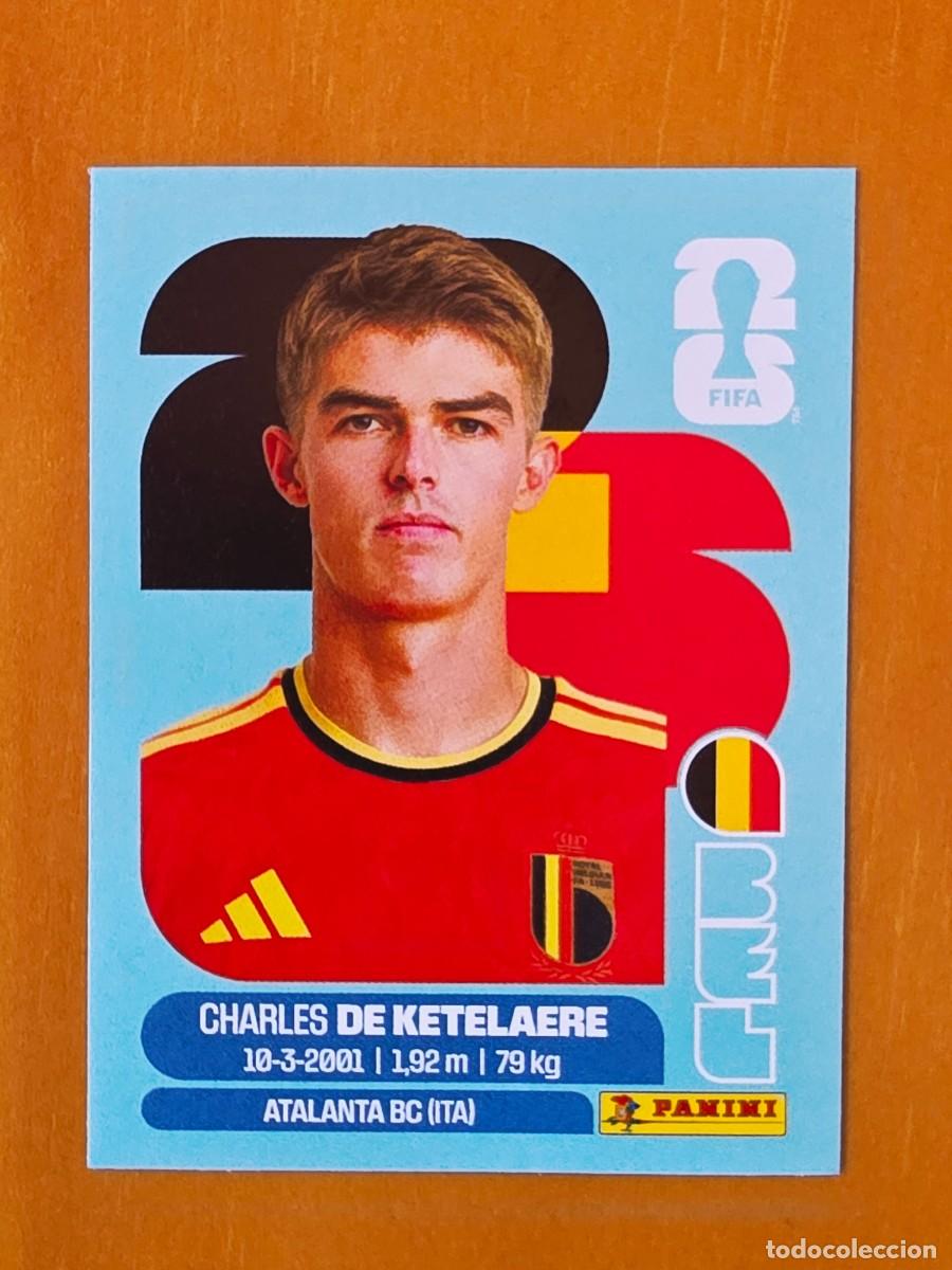 Cromos de Futebol: BEL 17 Charles de Ketelaere, B&eacute;lgica, Panini FIFA World Cup Mundial 2026 Sticker