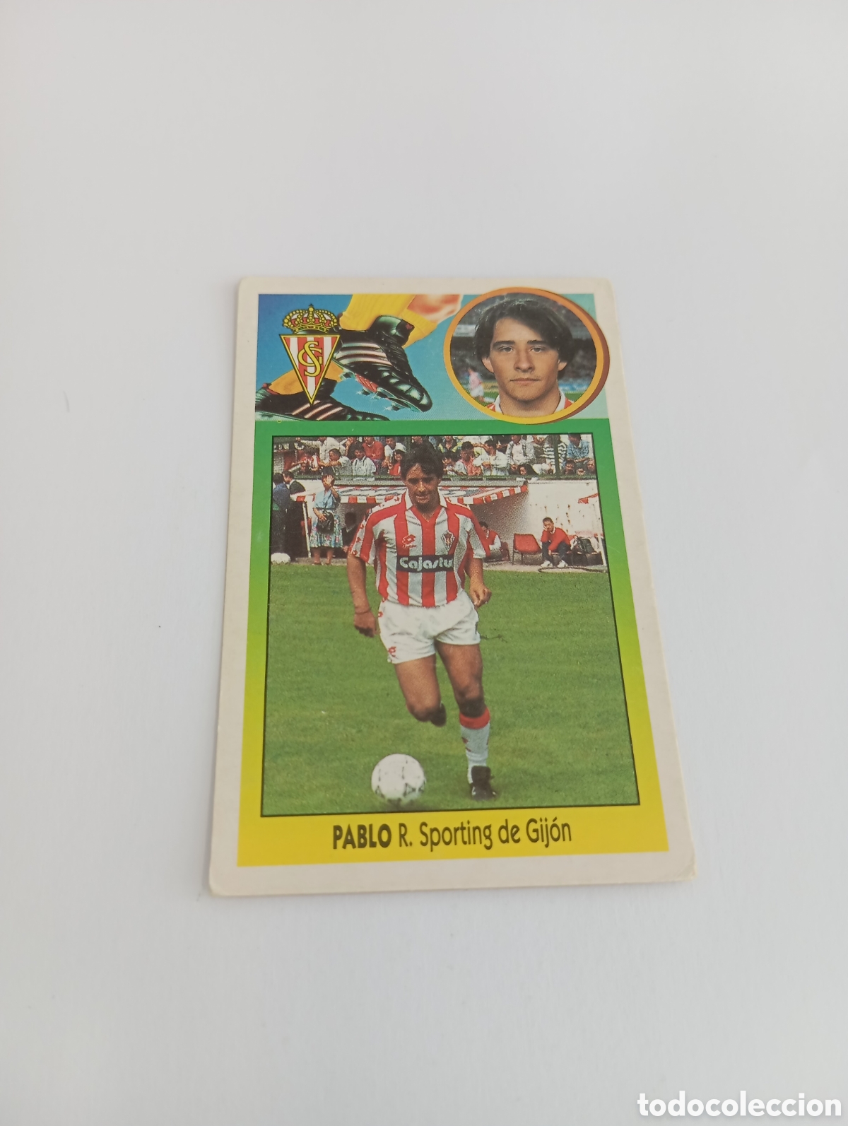 Cromos de Futebol: PABLO Sporting de Gij&oacute;n Liga Este 1993 1994 CART&Oacute;N Panini 93 94 SIN PEGAR