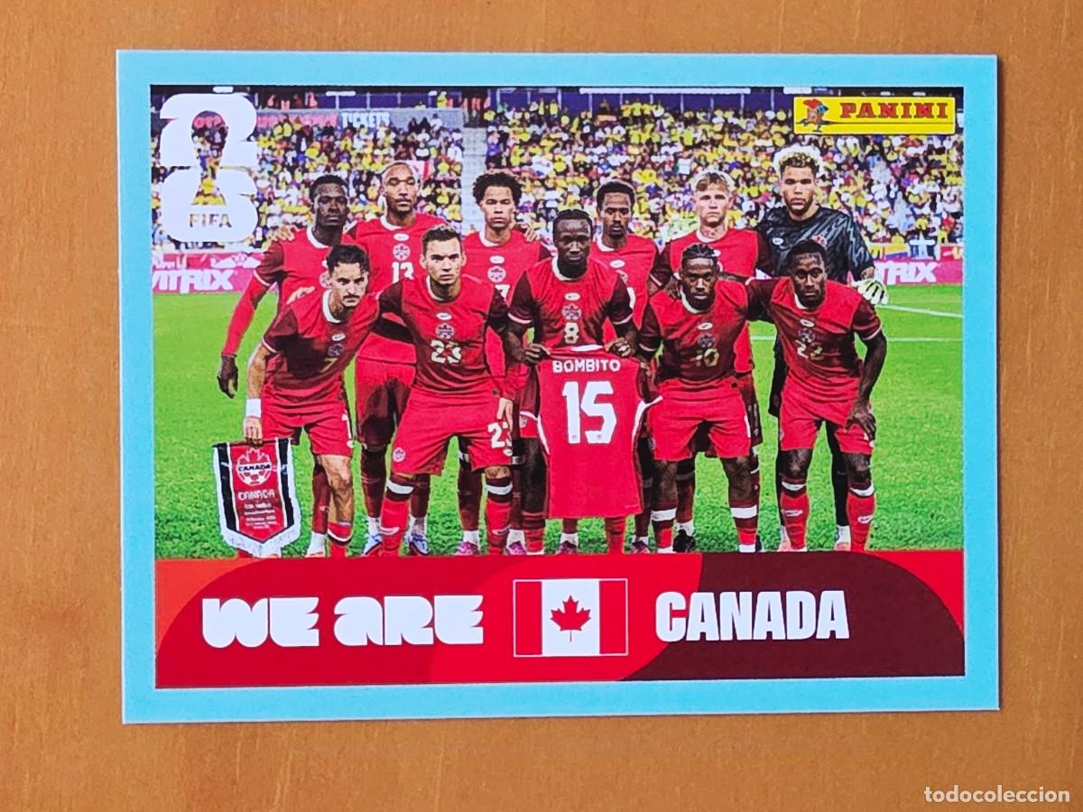 Cromos de Futebol: CAN 13 Alineaci&oacute;n plantilla equipo, Canad&aacute;, Panini FIFA World Cup Mundial 2026 Sticker