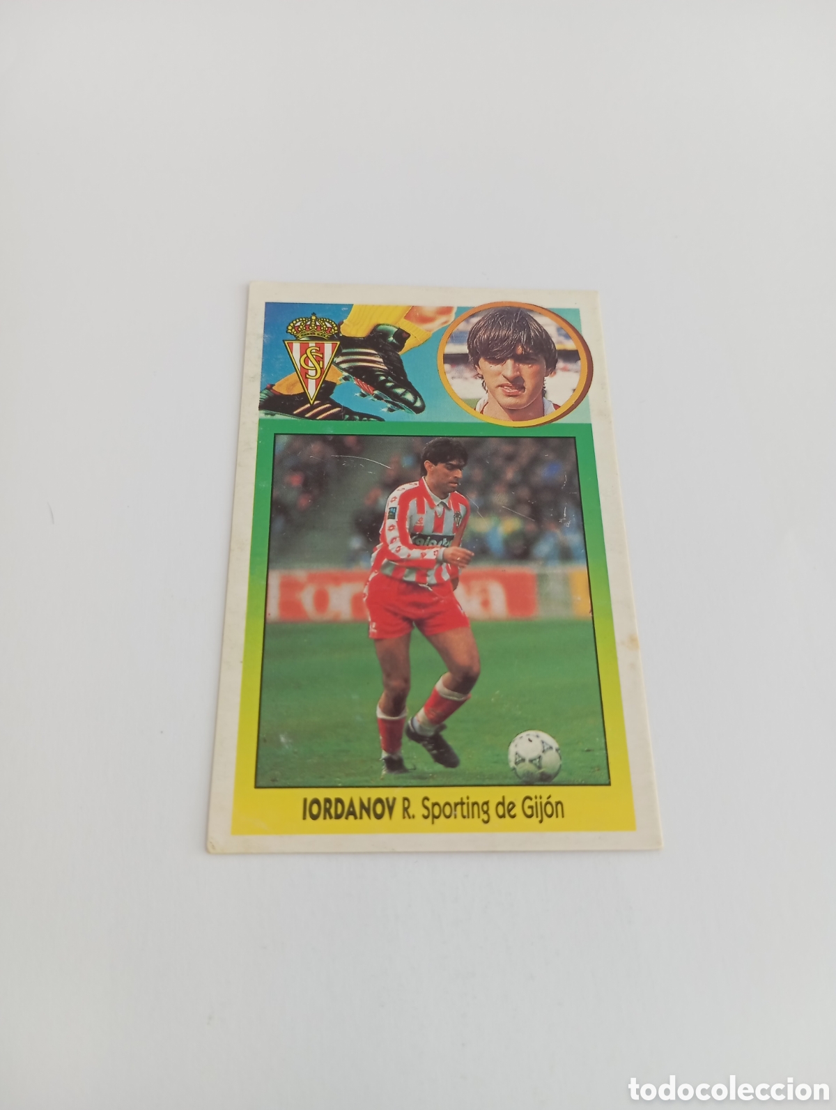 Cromos de F&uacute;tbol: IORDANOV BAJA Sporting de Gij&oacute;n Liga Este 1993 1994 CART&Oacute;N Panini 93 94 SIN PEGAR