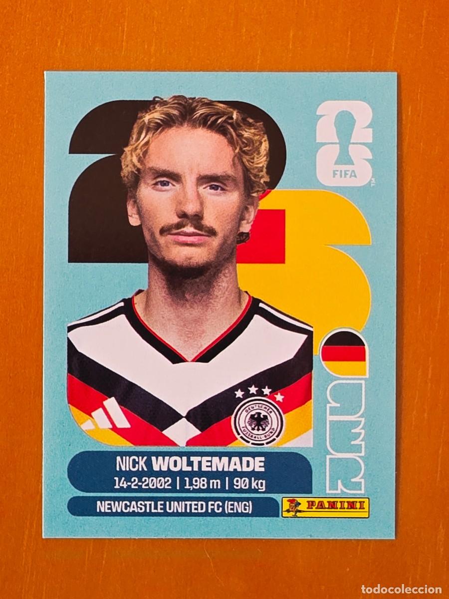Cromos de F&uacute;tbol: GER 20 Nick Woltmade, Alemania, Panini FIFA World Cup Mundial 2026 Sticker