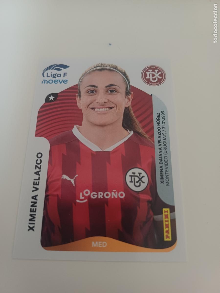 Cromos de Futebol: 156A - Ximena Velazco - Dux Logro&ntilde;o