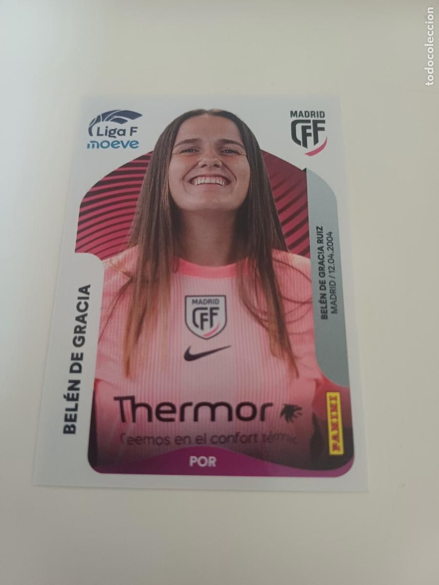 Cromos de F&uacute;tbol: 245 - Bel&eacute;n De Gracia - Madrid Cff