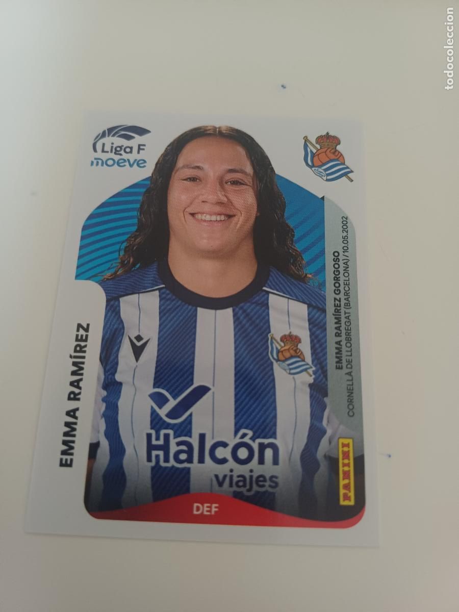 Cromos de F&uacute;tbol: 286 - Emma Ram&iacute;rez - Real Sociedad