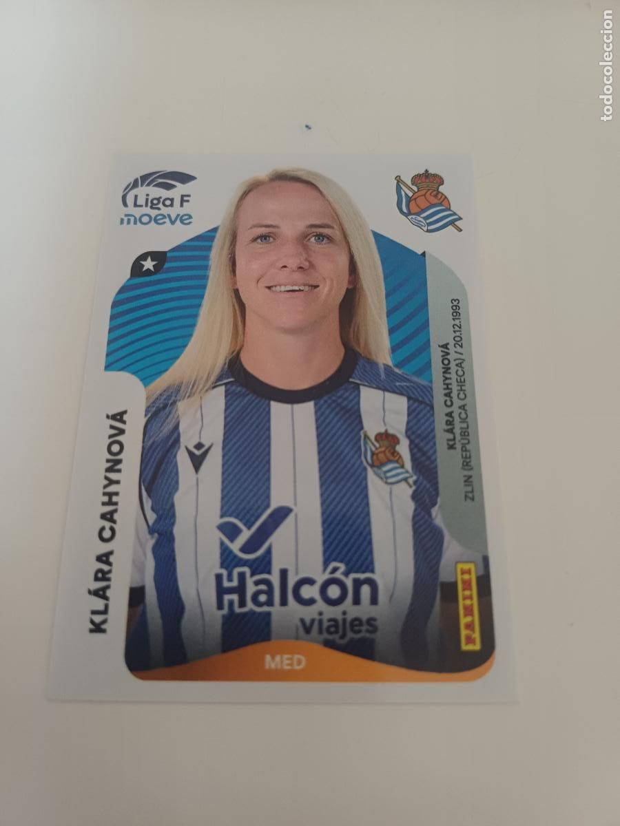 Cromos de F&uacute;tbol: 293 - Kl&aacute;ra Cahynov&aacute; - Real Sociedad