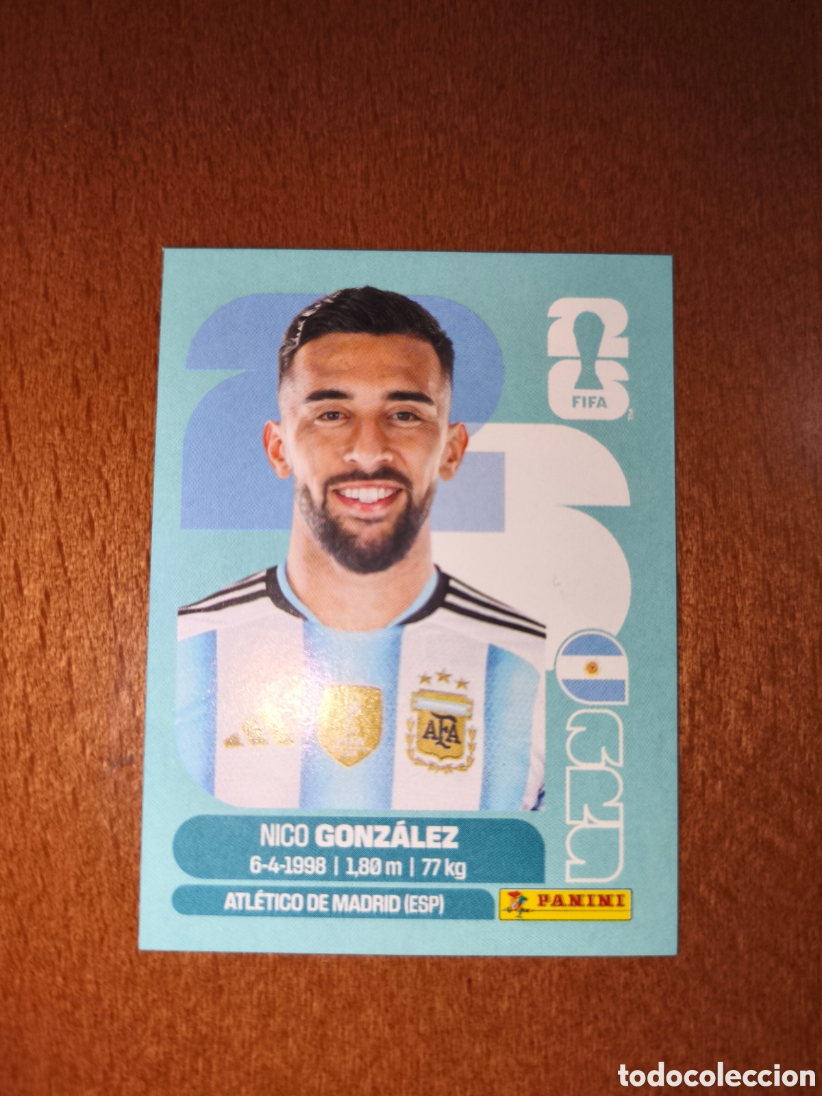 Cromos de F&uacute;tbol: ARG16 Nico Gonz&aacute;lez ARG 16 Fifa World Cup 2026 Argentina