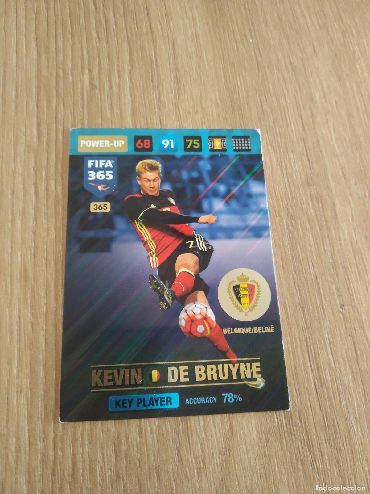 Cromos de F&uacute;tbol: 365 DE BRUYNE BELGICA CROMO FUTBOL PANINI ADRENALYN 16-17 FIFA 365 2016-2017