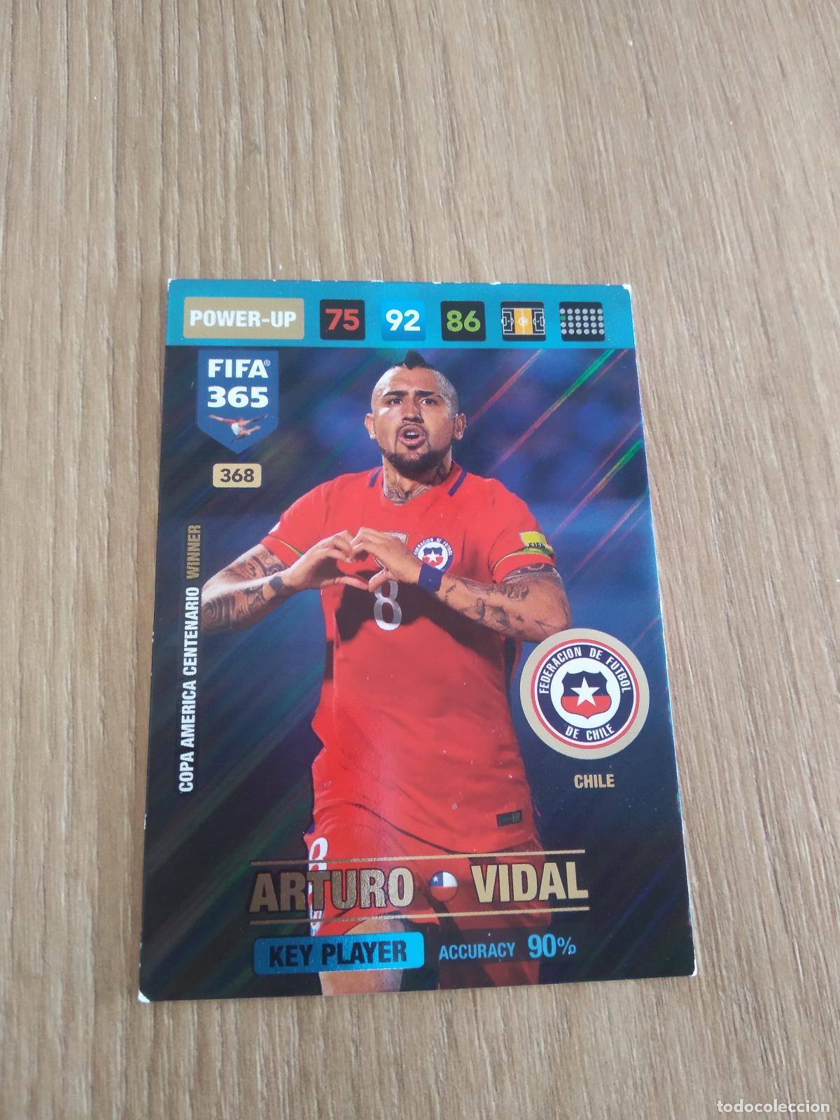 Cromos de F&uacute;tbol: 368 ARTURO VIDAL CHILE CROMO FUTBOL PANINI ADRENALYN 16-17 FIFA 365 2016-2017