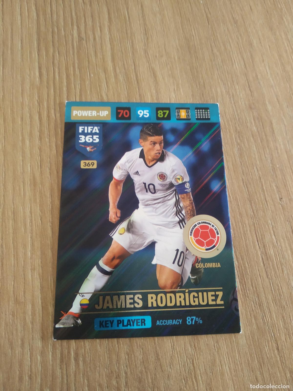 Cromos de Futebol: 369 JAMES RODRIGUEZ COLOMBIA CROMO FUTBOL PANINI ADRENALYN 16-17 FIFA 365 2016-2017
