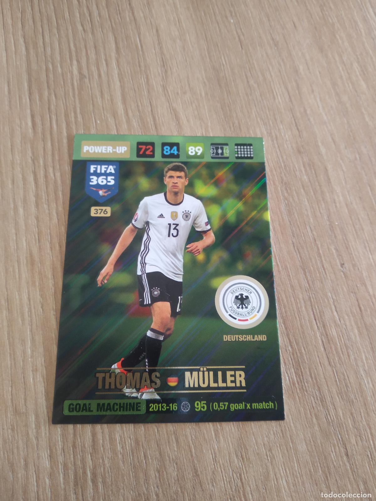 Cromos de F&uacute;tbol: 376 MULLER ALEMANIA CROMO FUTBOL PANINI ADRENALYN 16-17 FIFA 365 2016-2017