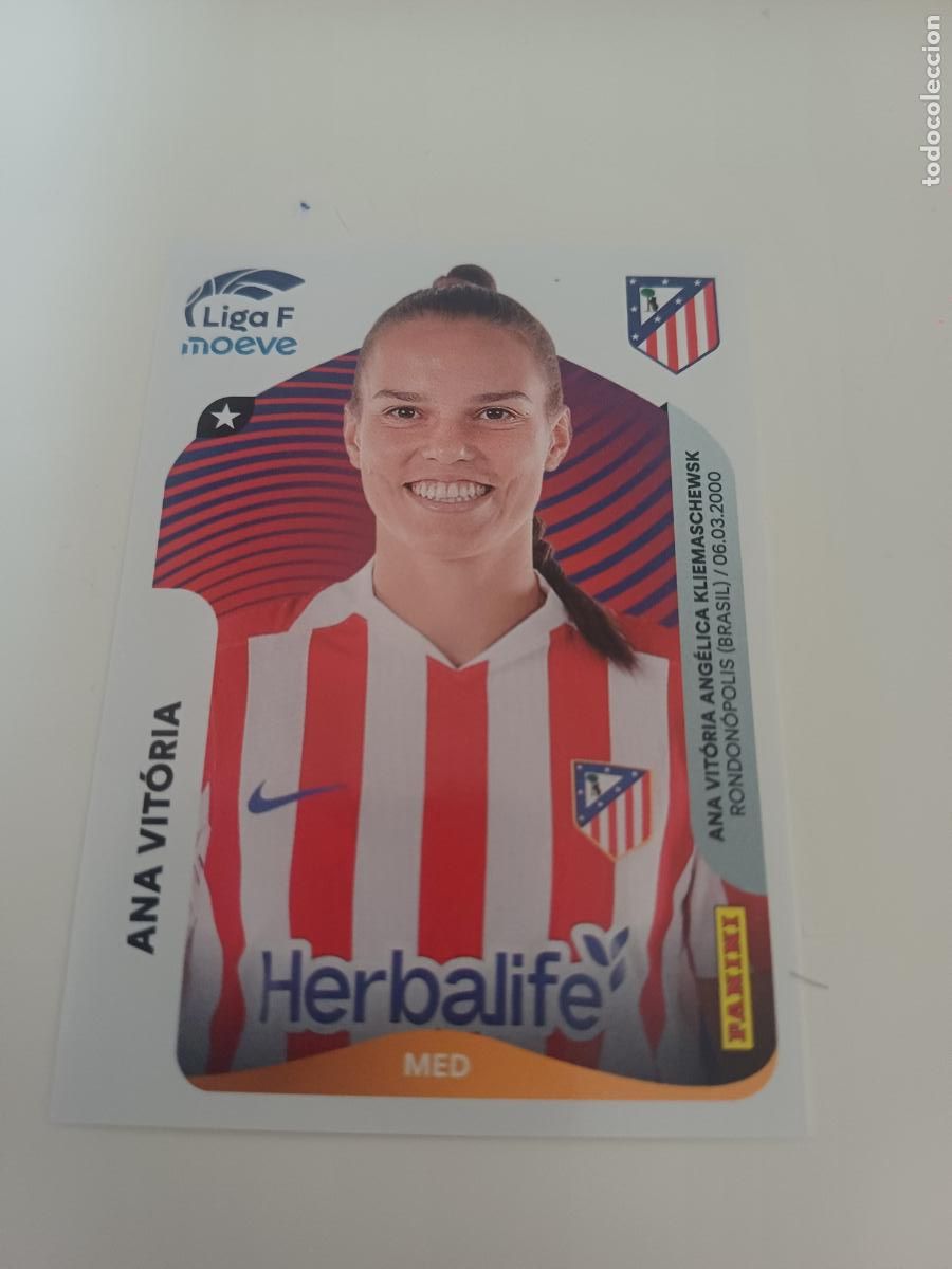 Cromos de Futebol: 053 - Ana Vit&oacute;ria - Atl&eacute;tico De Madrid