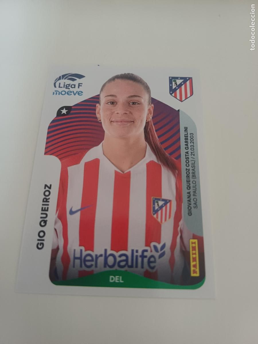 Cromos de Futebol: 058 - Gio Queiroz - Atl&eacute;tico De Madrid