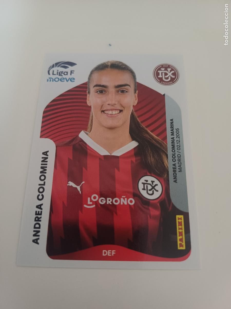 Cromos de Futebol: 146 - Andrea Colomina - Dux Logro&ntilde;o