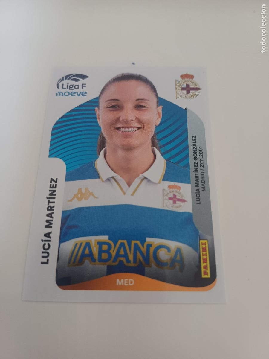 Fu&szlig;ball-Sticker: 132 - Luc&iacute;a Mart&iacute;nez - Deportivo Abanca