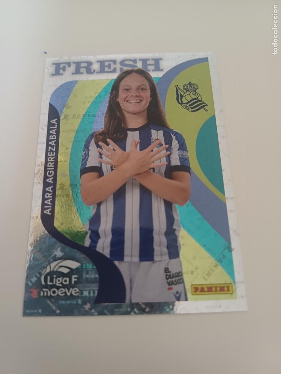 Cromos de F&uacute;tbol: 372 - Aiara Agirrezabala - Serie Fresh - Real Sociedad