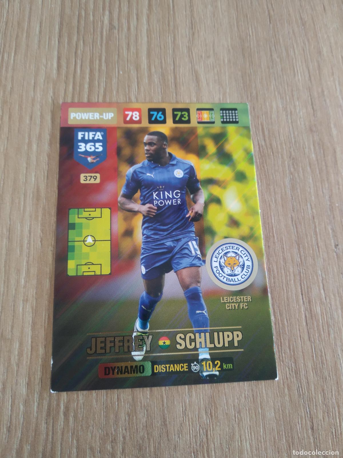 Cromos de F&uacute;tbol: 379 SCHLUPP LEICESTER CROMO FUTBOL PANINI ADRENALYN 16-17 FIFA 365 2016-2017