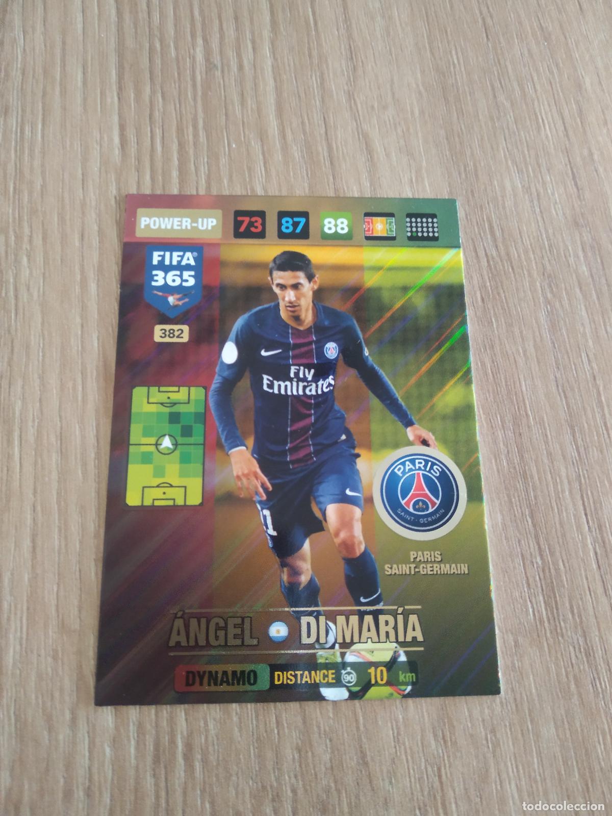 Cromos de F&uacute;tbol: 382 DI MARIA PARIS SAINT GERMAIN CROMO FUTBOL PANINI ADRENALYN 16-17 FIFA 365 2016-2017