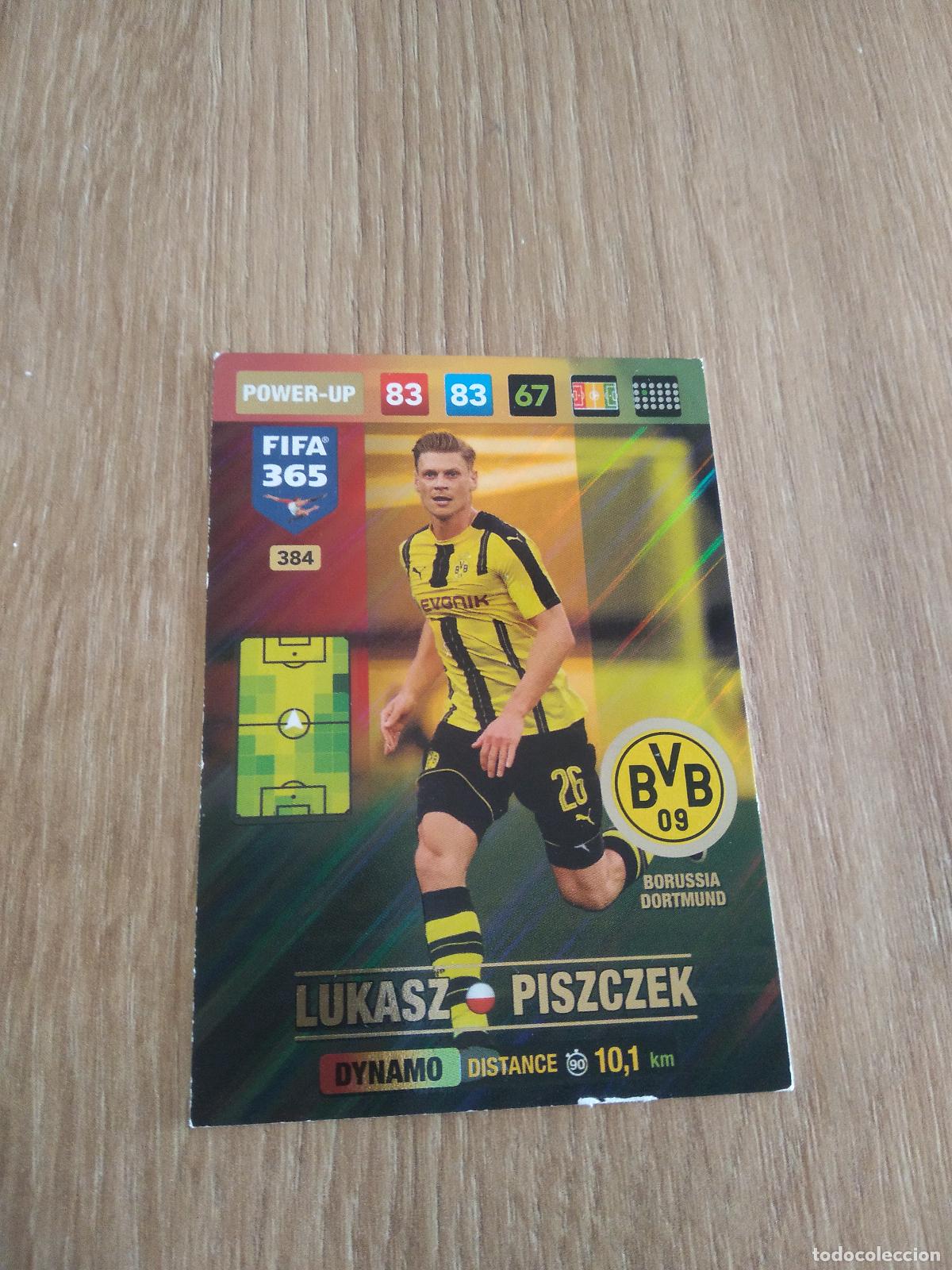 Cromos de F&uacute;tbol: 384 LUKASZ PISZCZEK BORUSSIA DORTMUND CROMO FUTBOL PANINI ADRENALYN 16-17 FIFA 365 2016-2017