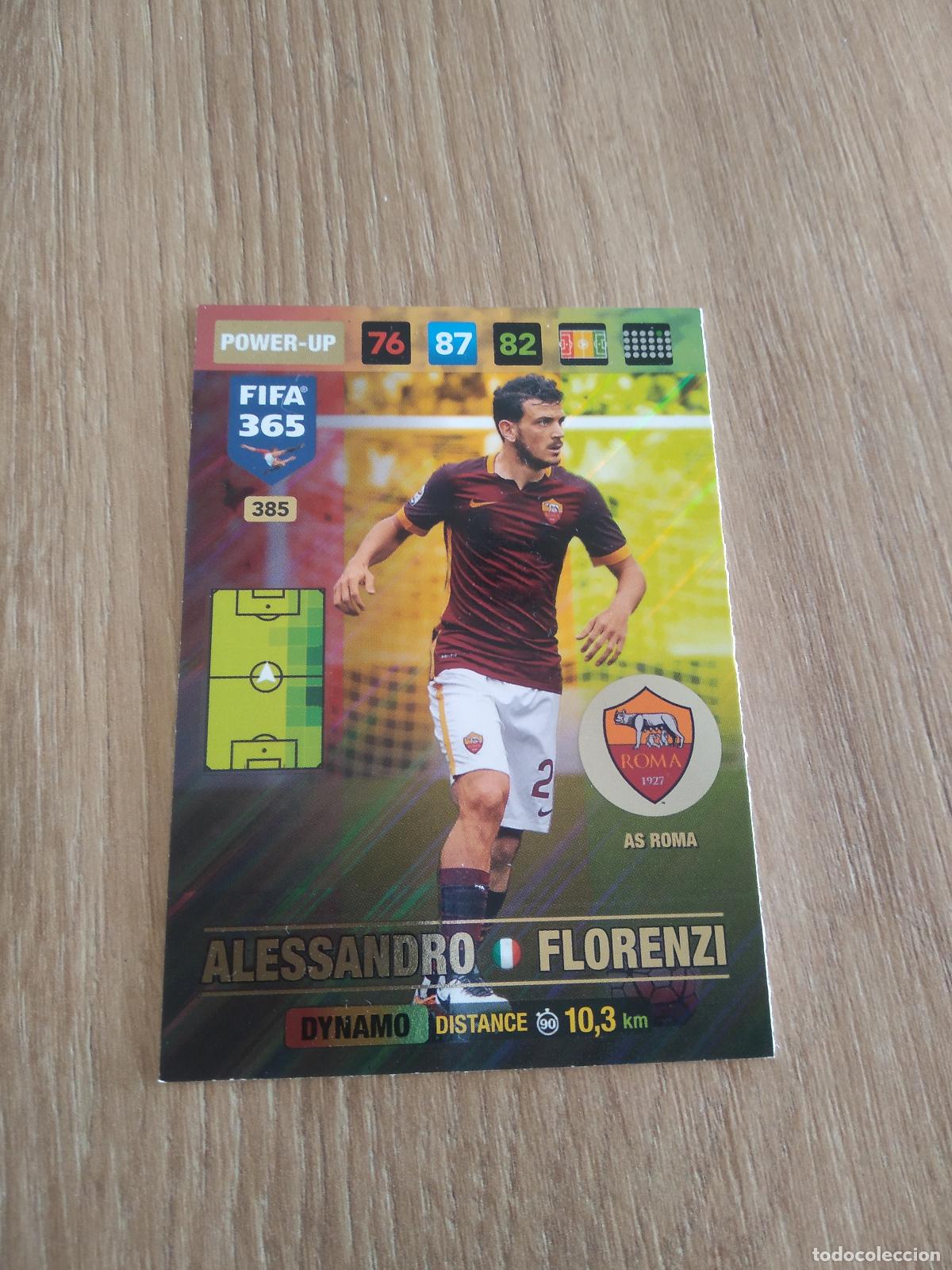 Cromos de F&uacute;tbol: 385 FLORENZI ROMA CROMO FUTBOL PANINI ADRENALYN 16-17 FIFA 365 2016-2017