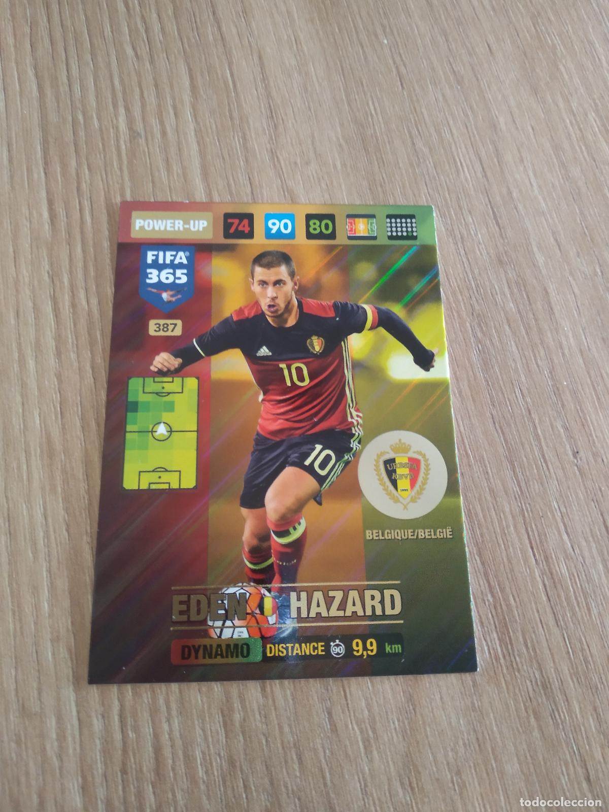 Cromos de F&uacute;tbol: 387 HAZARD BELGICA CROMO FUTBOL PANINI ADRENALYN 16-17 FIFA 365 2016-2017