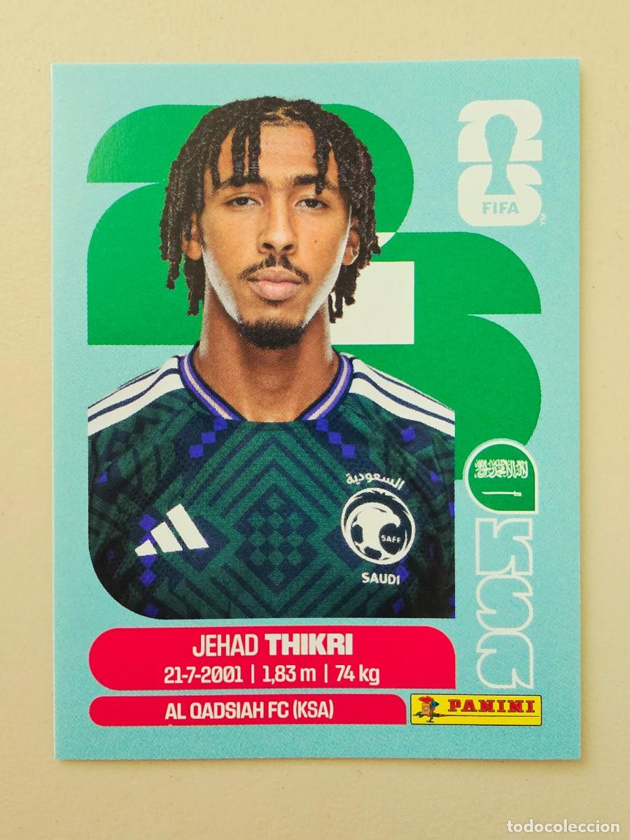 Cromos de F&uacute;tbol: KSA 6 Jehad Thikri, Arabia Saud&iacute;, Panini FIFA World Cup Mundial 2026 Sticker