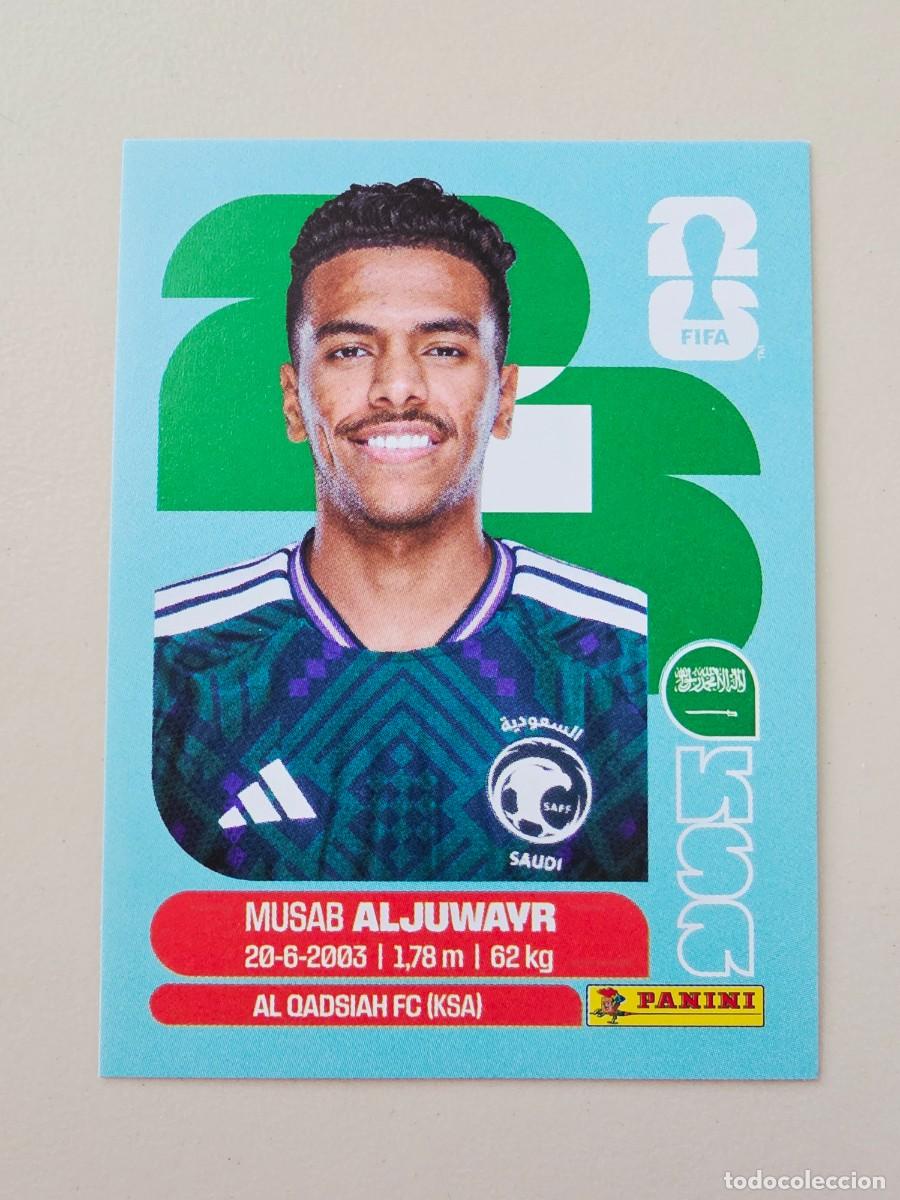Cromos de F&uacute;tbol: KSA 9 Musab Aljuwayr, Arabia Saud&iacute;, Panini FIFA World Cup Mundial 2026 Sticker