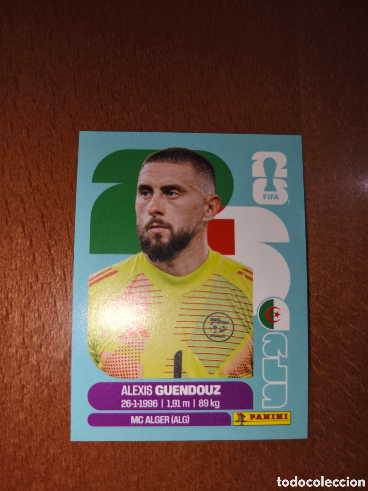 Cromos de F&uacute;tbol: ALG2 Alexis Guendouz ALG 2 Fifa World Cup 2026 Argelia