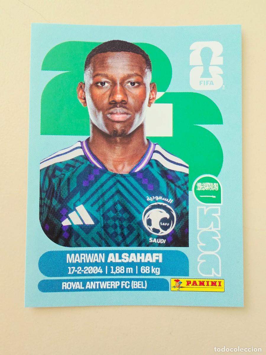 Cromos de F&uacute;tbol: KSA 15 Marwan Alsahafi, Arabia Saud&iacute;, Panini FIFA World Cup Mundial 2026 Sticker