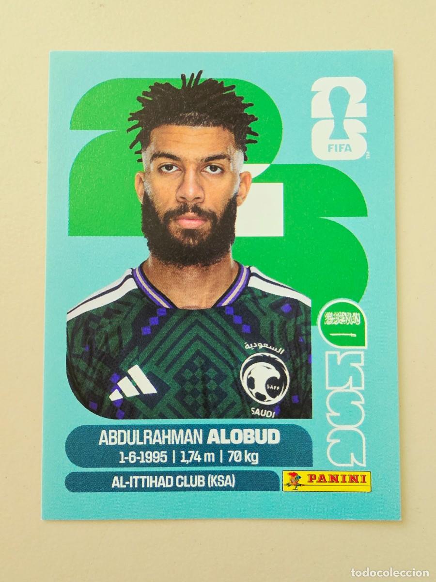 Cromos de F&uacute;tbol: KSA 17 Abdulrahman Alobud, Arabia Saud&iacute;, Panini FIFA World Cup Mundial 2026 Sticker