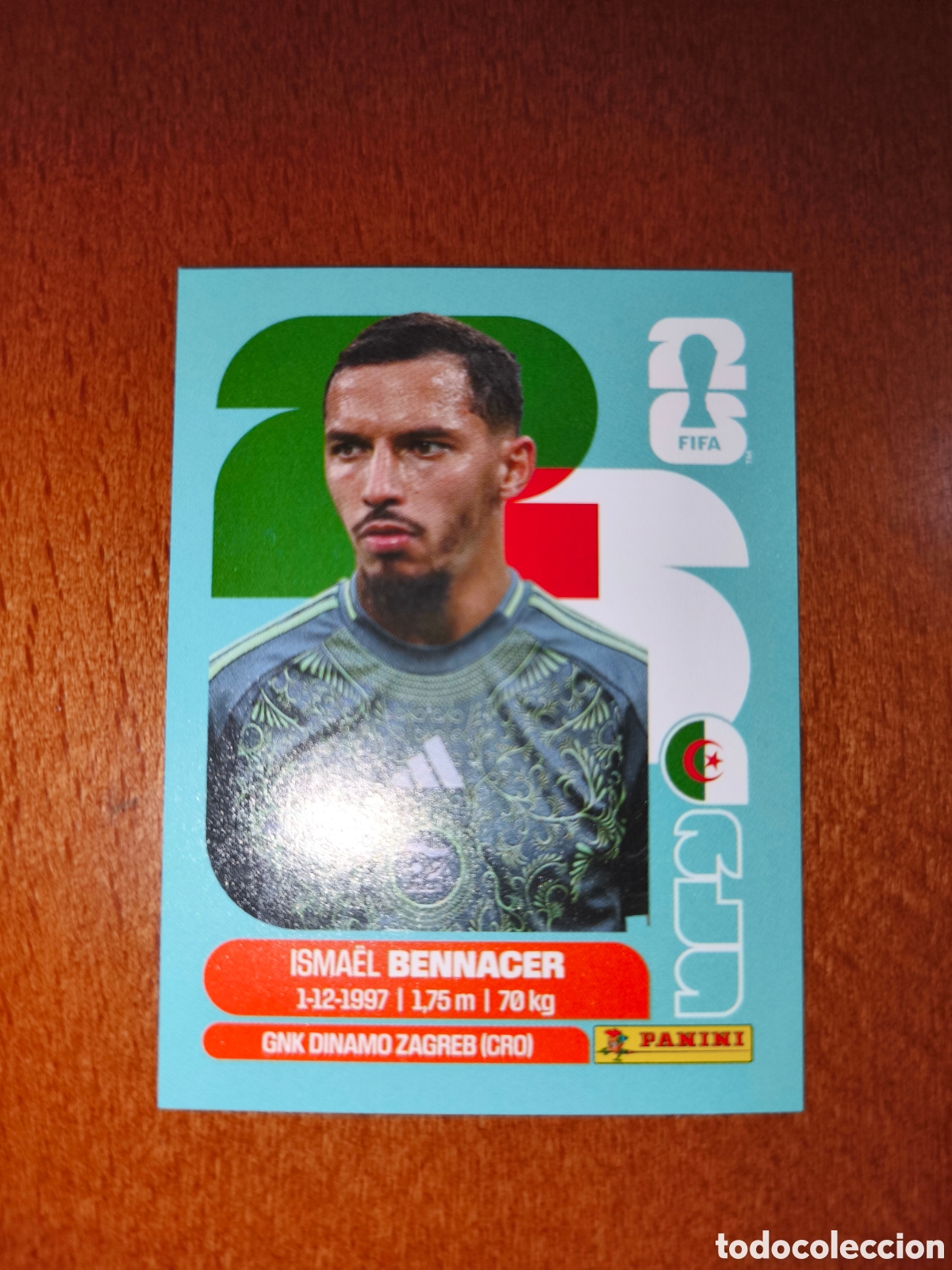 Cromos de F&uacute;tbol: ALG8 Ismael Bennacer ALG 8 Fifa World Cup 2026 Argelia