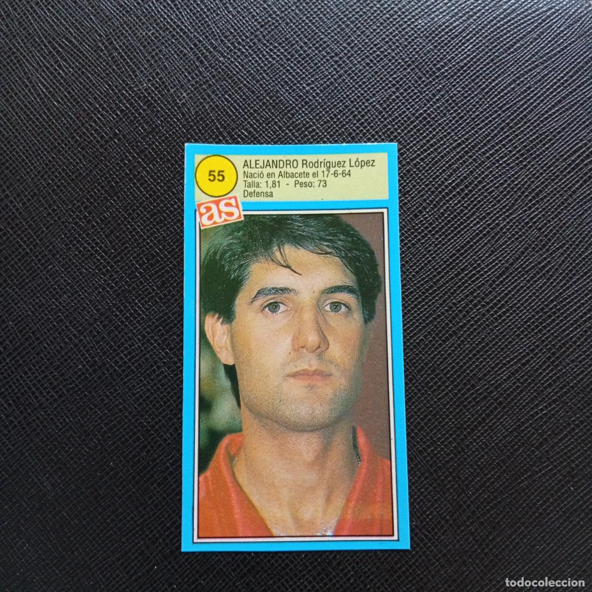 Cromos de F&uacute;tbol: 55 ALEJANDRO BURGOS AS 1990 1991 CROMO FUTBOL LIGA 90 91 - SIN PEGAR - A135 PG100