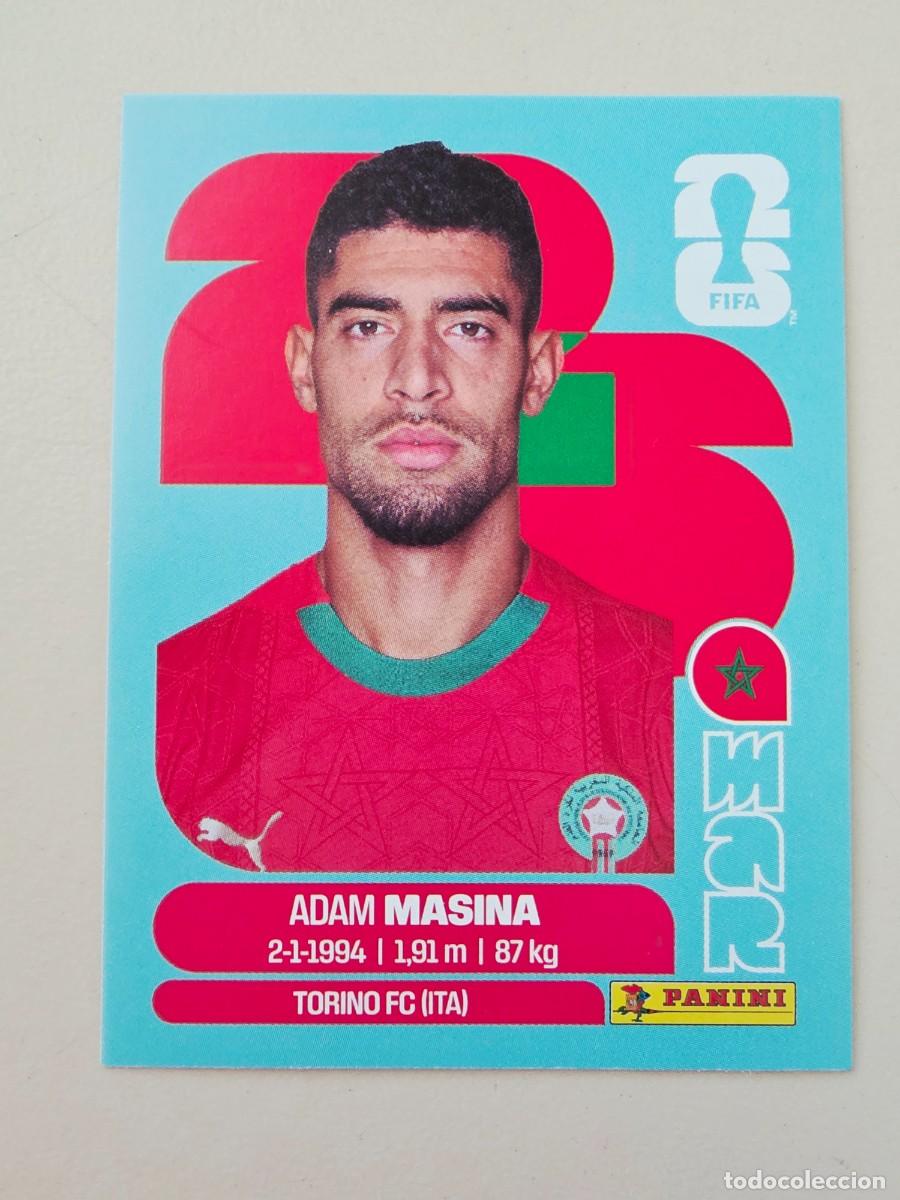 Cromos de F&uacute;tbol: MAR 9 Adam Masina, Marruecos, Panini FIFA World Cup Mundial 2026 Sticker