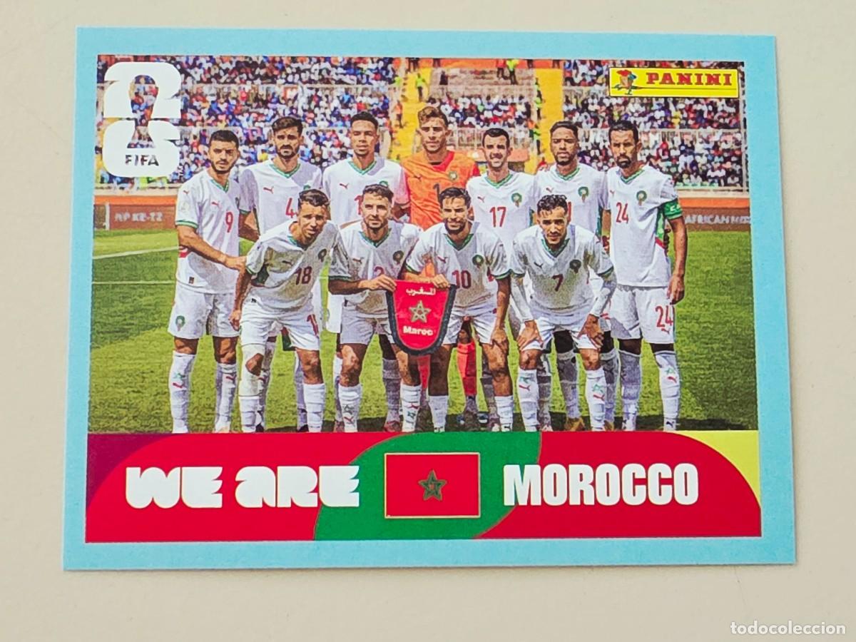 Cromos de F&uacute;tbol: MAR 13 Alineaci&oacute;n equipo plantilla, Marruecos, Panini FIFA World Cup Mundial 2026 Sticker