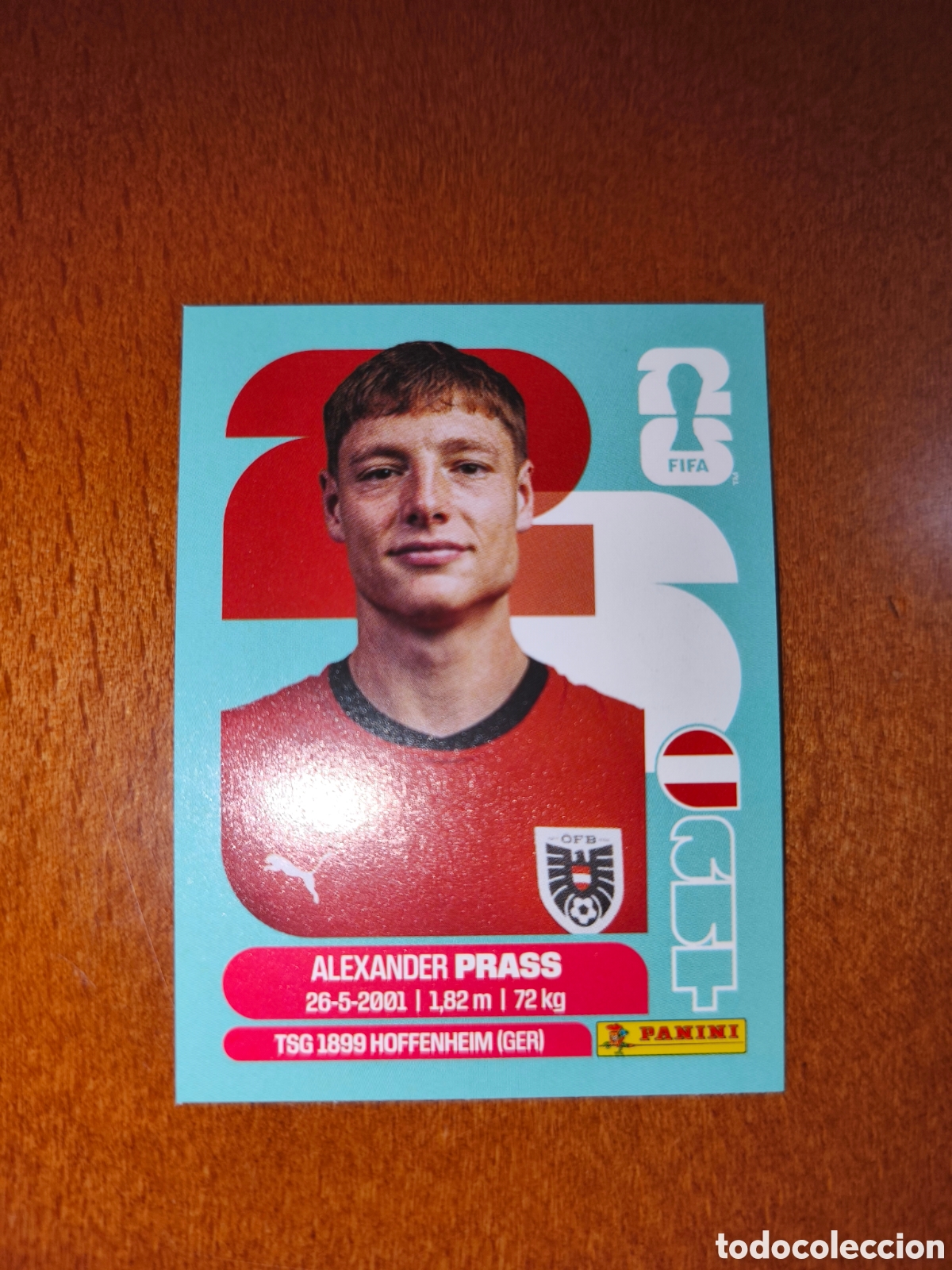 Cromos de F&uacute;tbol: AUT9 Alexander Prass AUT 9 Fifa World Cup 2026 Austria