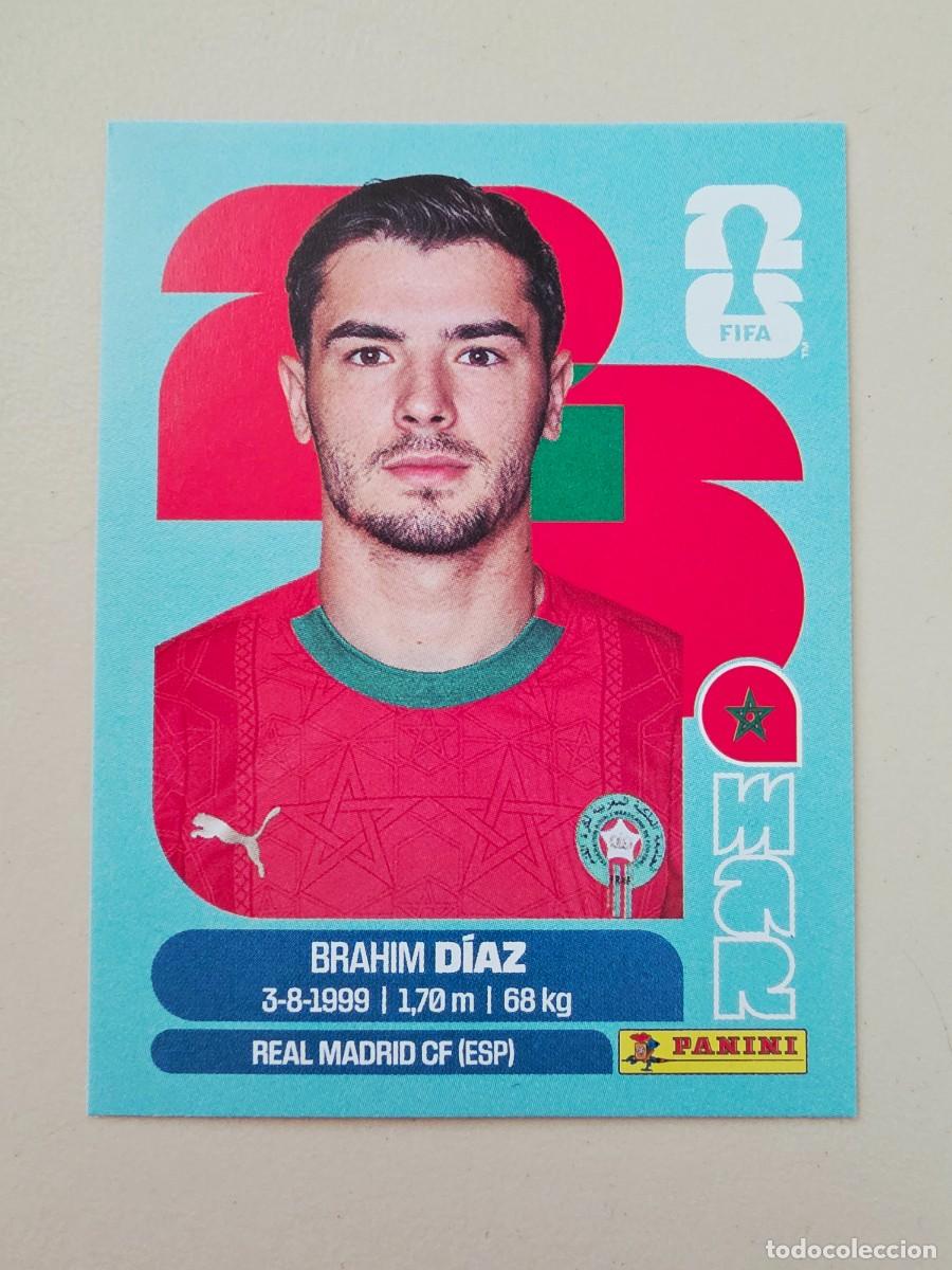 Cromos de F&uacute;tbol: MAR 19 Brahim D&iacute;az, Marruecos, Panini FIFA World Cup Mundial 2026 Sticker