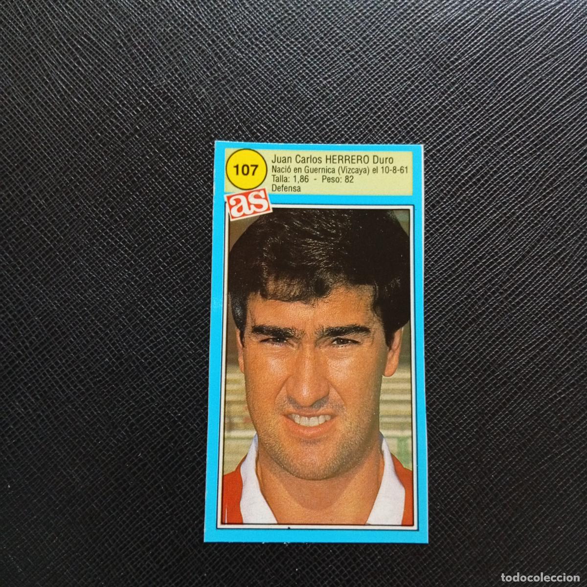 Cromos de F&uacute;tbol: 107 HERRERO LOGRO&Ntilde;ES AS 1990 1991 CROMO FUTBOL LIGA 90 91 - SIN PEGAR - A135 PG163