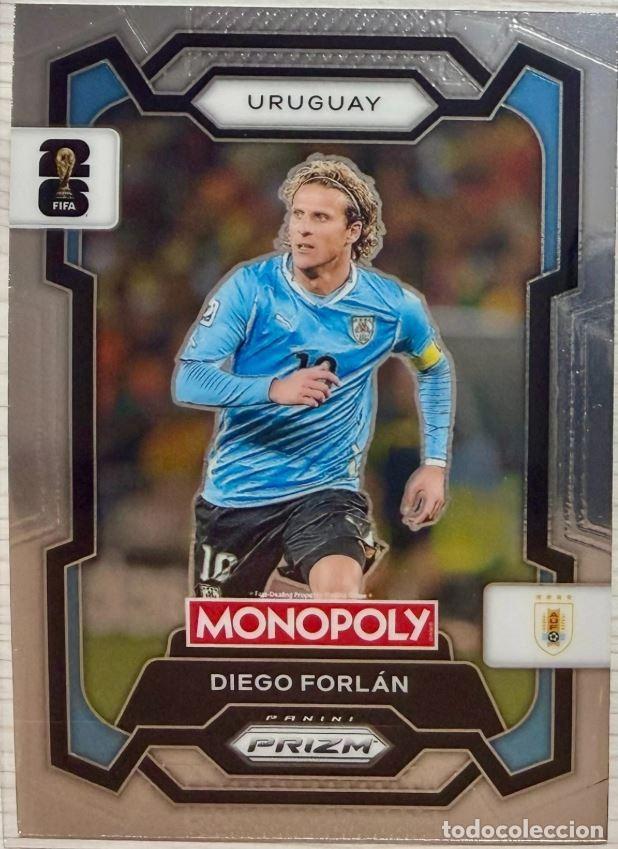 Cromos de F&uacute;tbol: Diego Forl&aacute;n #68 Uruguay Prizm Monopoly Panini FIFA ⚽ World Cup 2026 ⚽