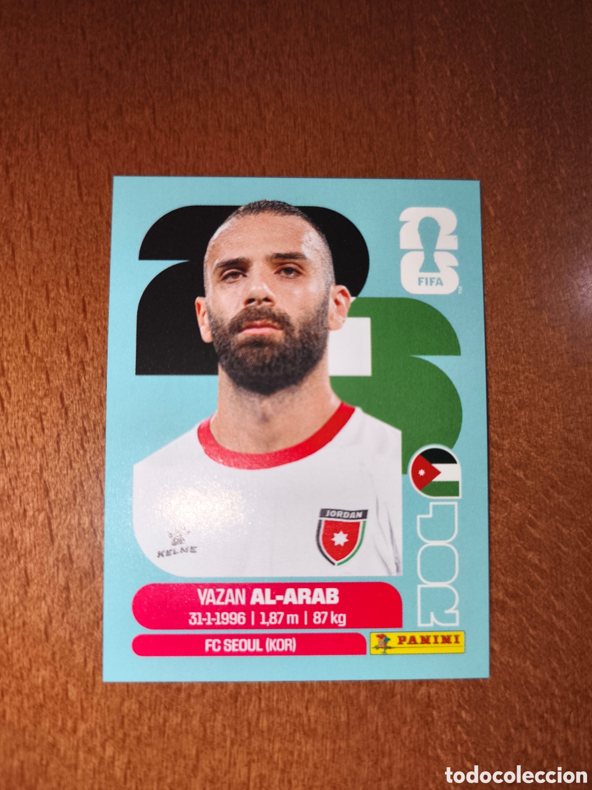 Cromos de F&uacute;tbol: JOR5 Yazan Al-Arab JOR 5 Fifa World Cup 2026 Jordania