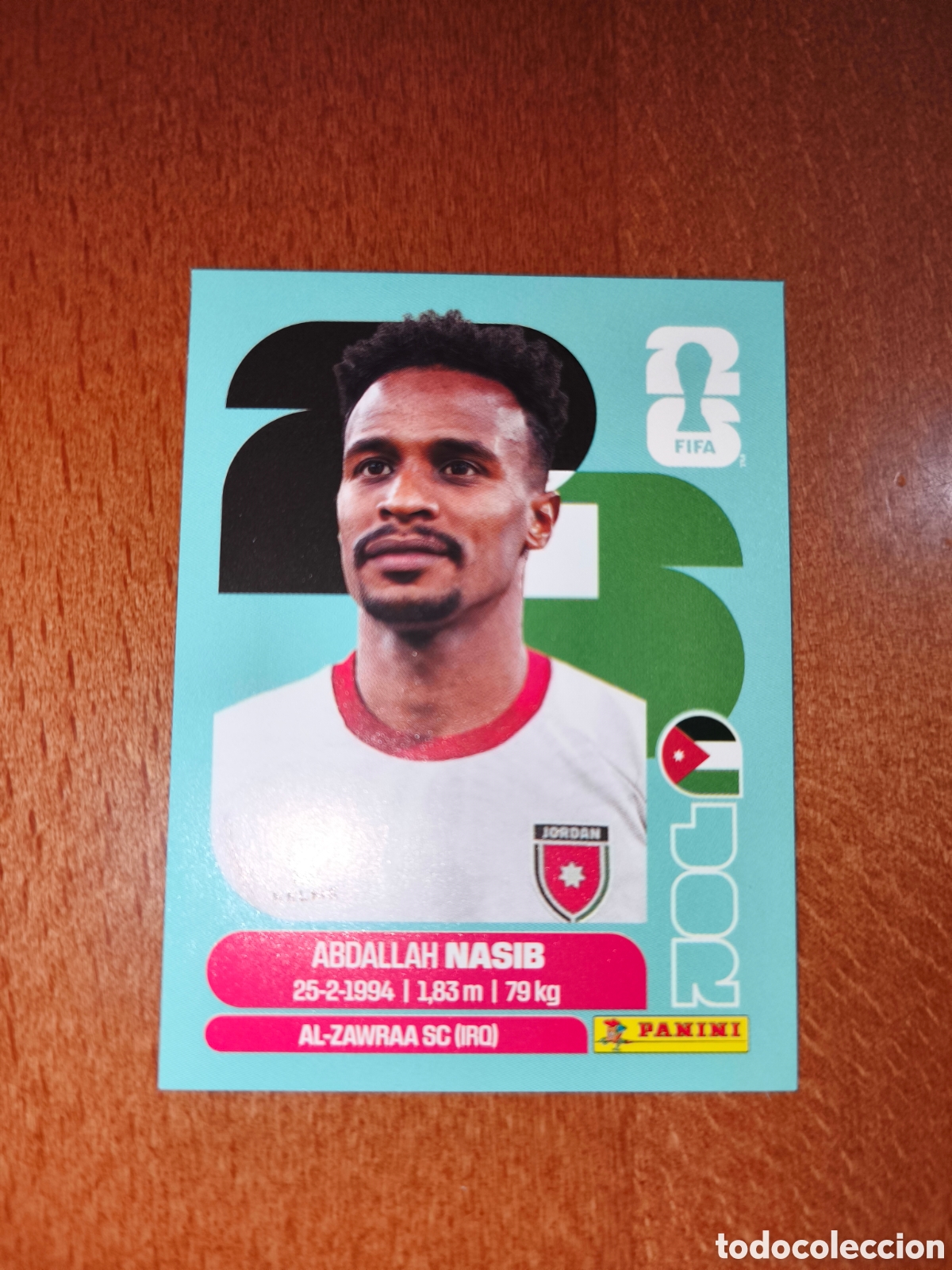 Cromos de F&uacute;tbol: JOR6 Abdallah Nasib JOR 6 Fifa World Cup 2026 Jordania