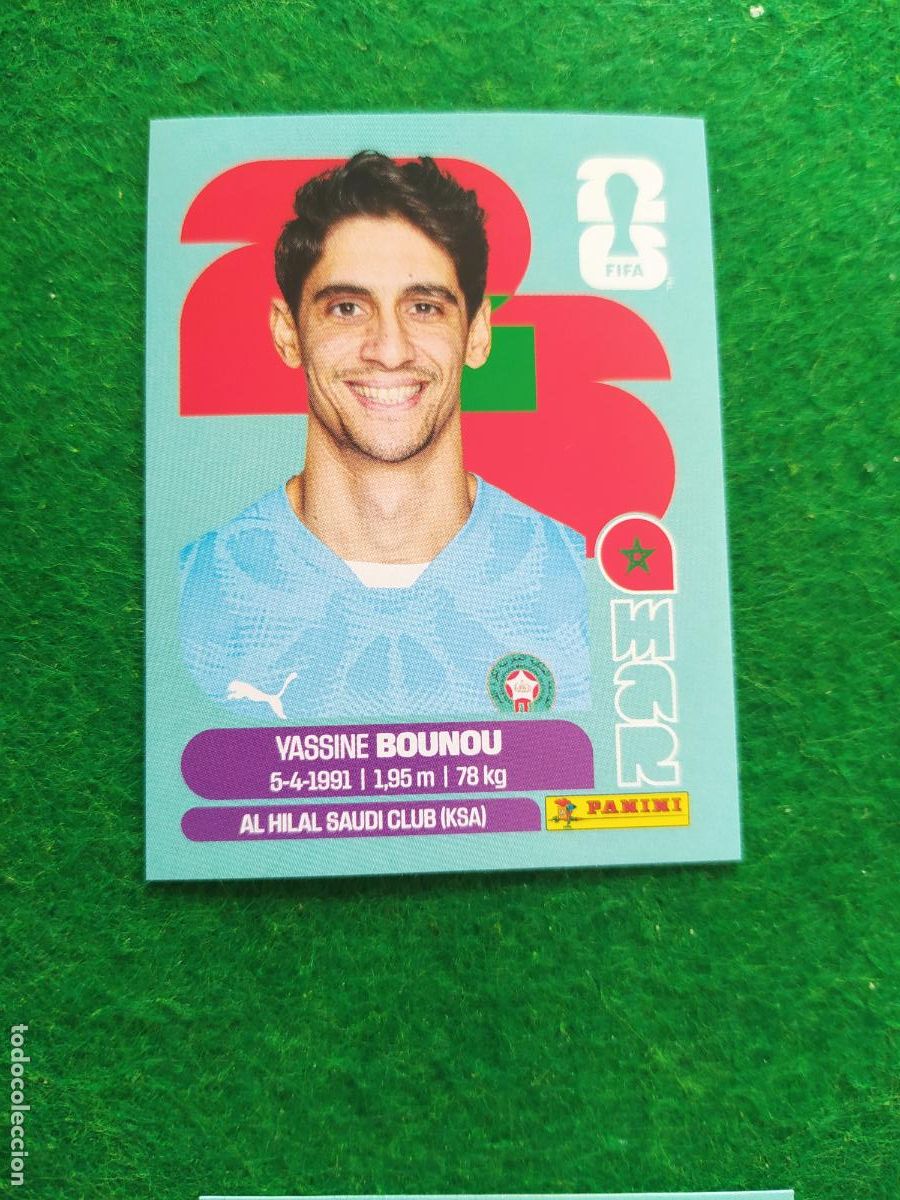 Cromos de F&uacute;tbol: OFFICIAL STICKER COLLECTION WORLD CUP MUNDIAL 2026 - MARRUECOS N&ordm; 2 BOUNOU