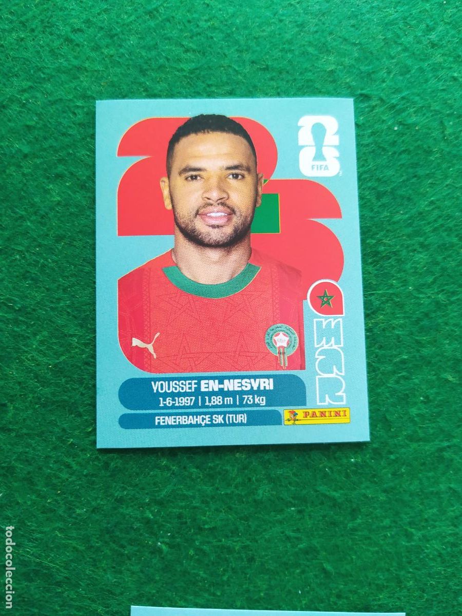 Cromos de F&uacute;tbol: OFFICIAL STICKER COLLECTION WORLD CUP MUNDIAL 2026 - MARRUECOS N&ordm;16 EN- NESYRI