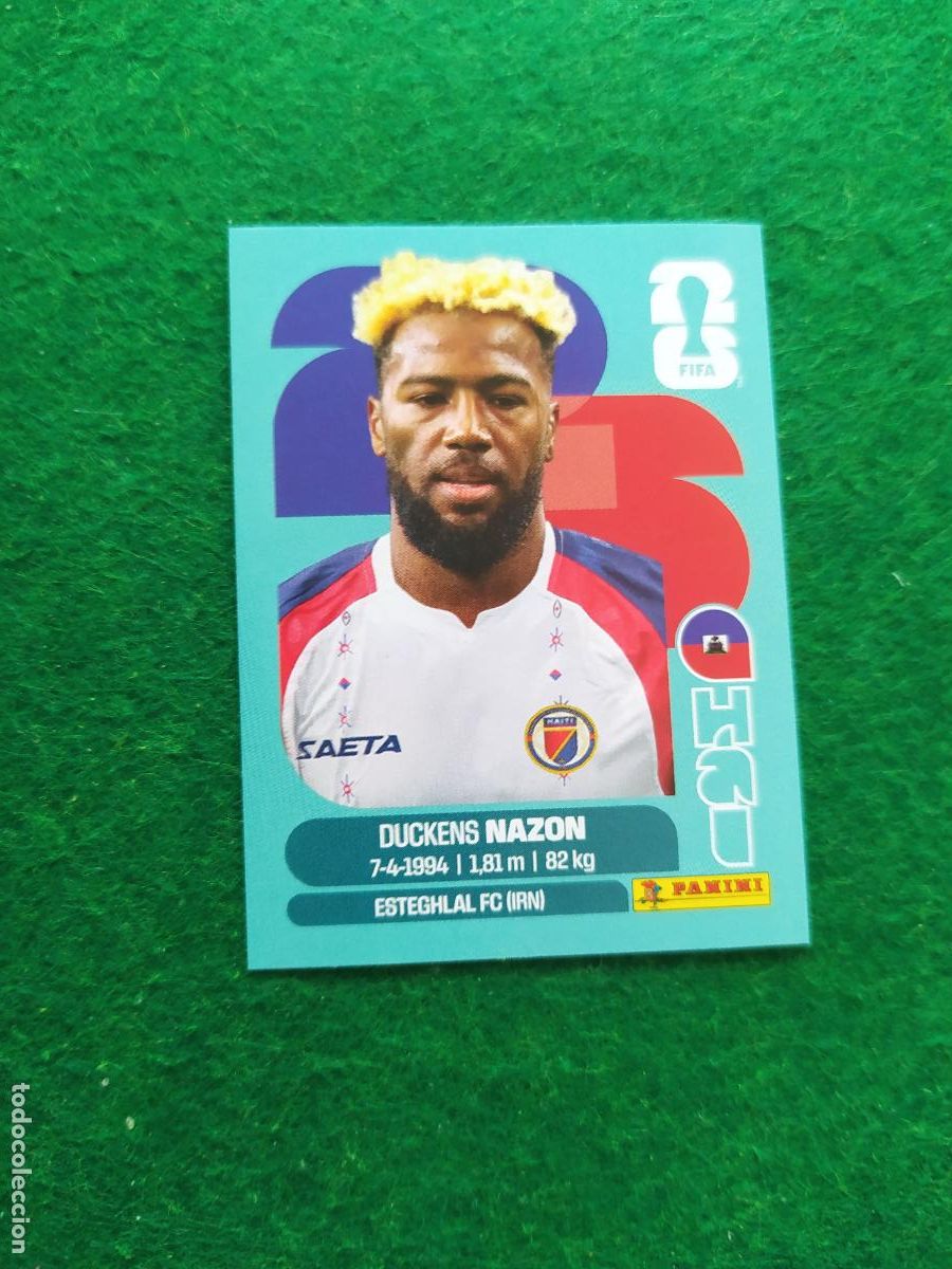 Cromos de F&uacute;tbol: OFFICIAL STICKER COLLECTION WORLD CUP MUNDIAL 2026 - HAITI N&ordm; 18 NAZON