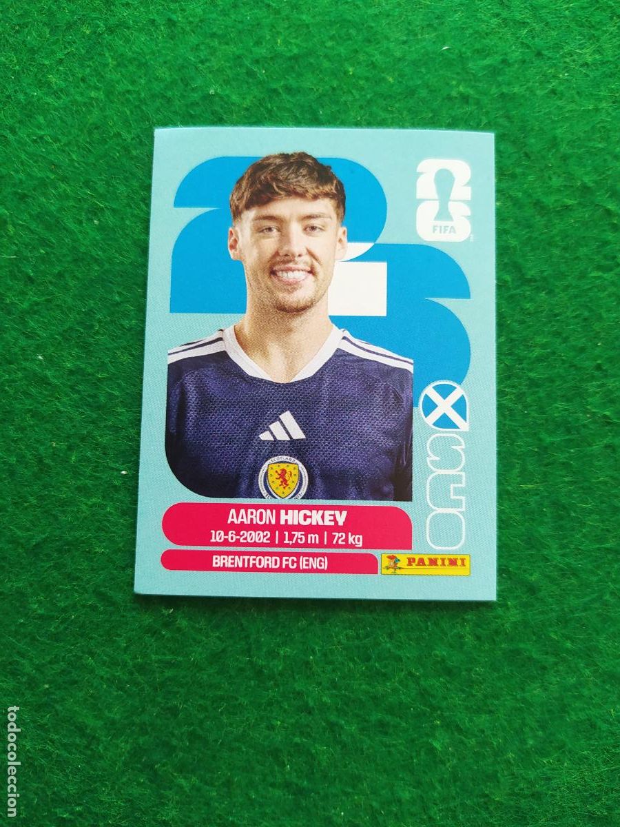 Cromos de F&uacute;tbol: OFFICIAL STICKER COLLECTION WORLD CUP MUNDIAL 2026 - ESCOCIA N&ordm; 5 HICKEV