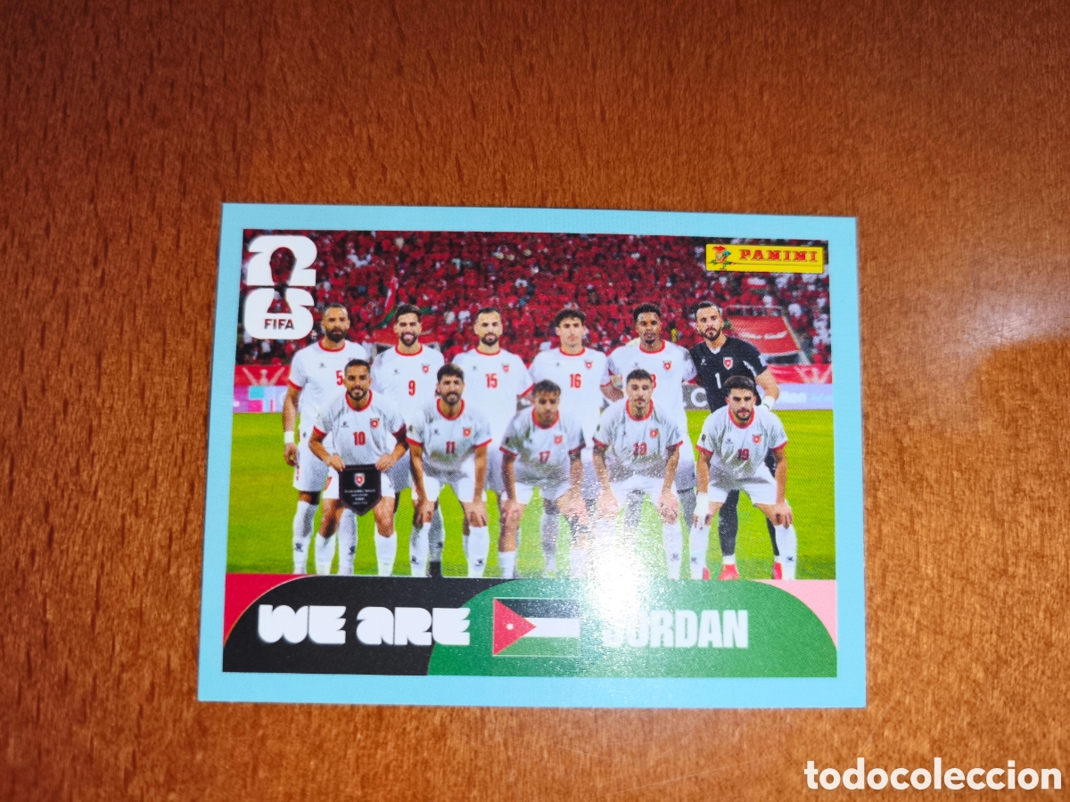 Cromos de F&uacute;tbol: JOR13 Equipo JOR 13 Fifa World Cup 2026 Jordania